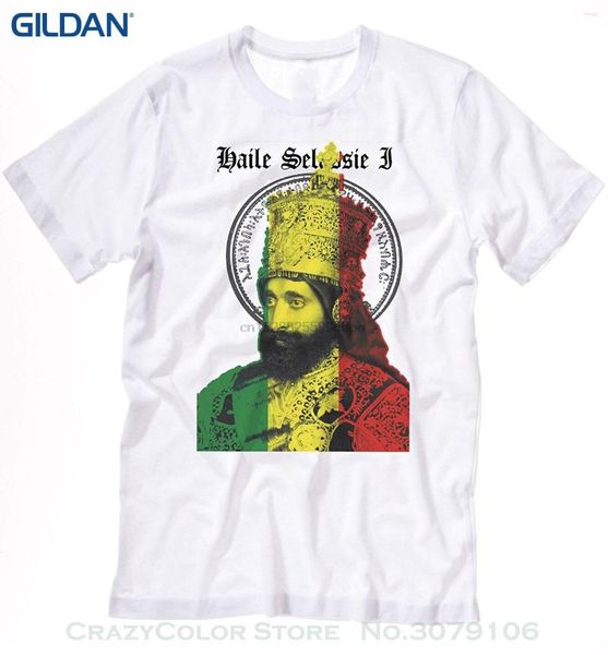 Camisetas de hombre 2023, camiseta de hombre Haile Selassie I, camiseta de algodón con mapa africano, historia negra de África Iv