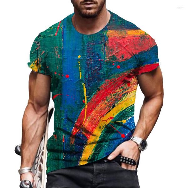 Hommes t-shirts 2023 hommes été surdimensionné pour hommes vêtements amples Super Cool à manches courtes mode 3D hauts