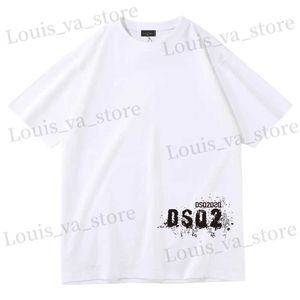 T-shirts masculins 2023 Mens T-shirt imprimé d'été Brand pour hommes Fashion Casual Woard Cotton Sport Jogging T-shirt Strt Hip Hop Couple T-shirt T240419