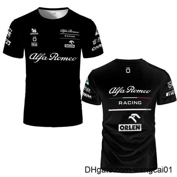 T-shirts pour hommes 2023 New Alfa Romeo T-shirts Formula One F1 Team Racing Car 3D Imprimé Hommes Femmes Mode O-Neck T-shirt Enfants Tees Tops Jersey 4113