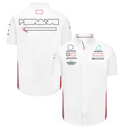 T-shirts masculins 2023 Nouvelles chemises F1 Formule 1 Polo Racing Summer Mens Sport Breathable Jersey Team Team Uniformwear Works Works Casual T-shirt ohjy