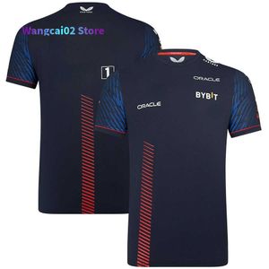 T-shirts pour hommes 2023 Nouveau F1 Team Racing Suit Vente chaude T-shirt à col rond Sports Casual Surdimensionné Top Haute Qualité Expédition rapide 022223H