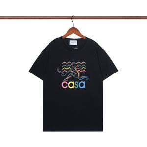 Heren T-shirts 2023 Nieuwe Heren T-shirt Casablanc Mannen Vrouwen Mode Kleding Shirts Casual Korte Mouw Us Size S-Xxl Drop Levering Appare Dhl2T