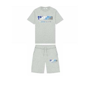 T-shirts pour hommes 2023 Nouvel été Trapstar imprimé coton t-shirt hommes shorts de plage ensembles streetwear survêtement vêtements de sport pour hommes ZS 13