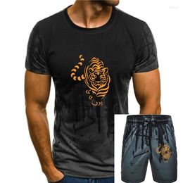 T-shirts pour hommes 2023 surdimensionné Harajuku style chinois motif de tigre design vêtements punk t-shirts graphiques drôle élégant t-shirt à manches courtes
