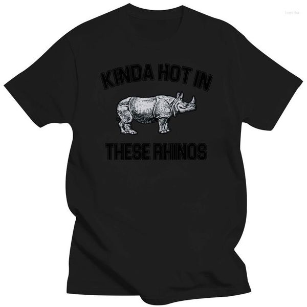 Hommes T-shirts 2023 rhinocéros impression mode coton T-shirts Ace Ventura citation hommes Top qualité bande T-shirts été t-shirt