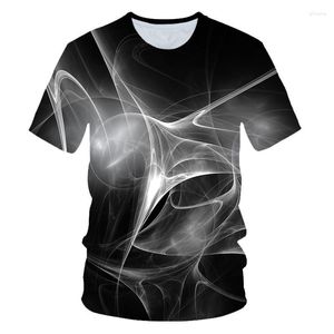 Heren t shirts 2023 rook t-shirt mannen vrouwen mode kleurrijke anime 3d shirt jongens zomer coole harajuku short mouw tops tee streetwear girls