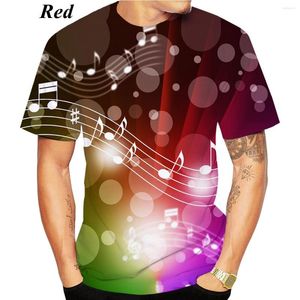 Camisetas para hombre, camiseta de estilo 2023, camisetas de música para hombre y mujer, camisetas con notas musicales en 3d, camiseta informal, jersey, ropa deportiva, camiseta de Hip Hop