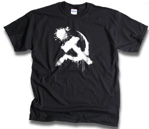 Hommes t-shirts 2023 été mode hommes femmes Union soviétique communiste russie marteau faucille Grunge chemise Sm-3XL t-shirt