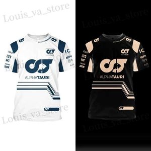T-shirts masculins 2023 Ventes à chaud à chaud Vêtements pour hommes O-cou Extreme Sports Racing 3D T-shirt F1 Shirt Mens Mens Brepwant Shirt Clothi T240411