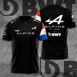 T-shirts pour hommes 2023 Été Hommes 3D T-shirt à manches courtes Alpine Top F1 Sports de plein air espagnols et Isure Formule 1 Hot Sa 100-6XL 4113