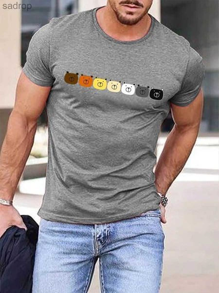 T-shirts masculins 2023 Été pour hommes imprimés Cascus Crew Cou à manches courtes T-shirt pour hommes