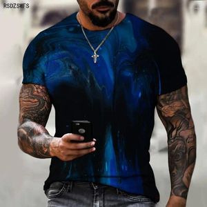 Camisetas para hombre, camiseta moderna de estilo europeo y americano de verano 2023, impresión personalizada 3d de talla grande