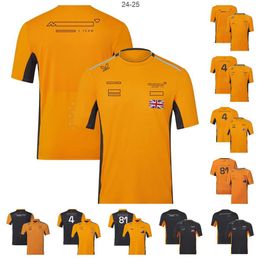 Heren T-shirts 2023 Zomer Nieuwe Korte Mouwen Racing Kleding F1 Team Uniform Heren Aangepaste Casual Sneldrogende T-shirt