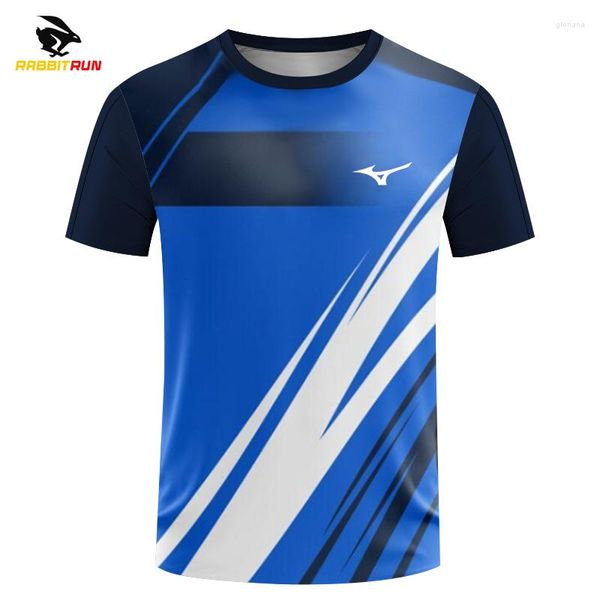 Camisetas para hombre, camiseta transpirable ultrafina de verano 2023, camiseta de manga corta de bádminton para correr para mujer, camiseta de gran tamaño de secado rápido para niños