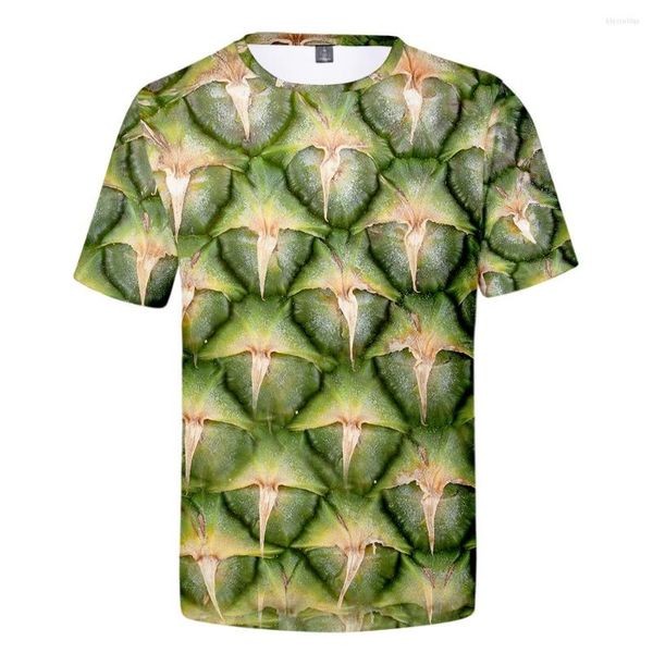 Camisetas para hombres 2023 Camiseta Verano Sudor-absorbente y fácil de secar la piel de la fruta Impresión digital 3D
