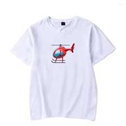 Heren t shirts 2023 Tony Lopez merch elicopter 2d print shirt vrouwen/mannen korte mouw kinderen Koreaanse losse tops comfortabel t-shirt