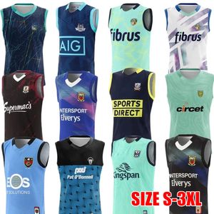 Heren T-shirts 2023 Top Dublin Gaa Carlow Roscommon Jerseys Newyork Vest Longford Limerick Wexford Kilkenny Donegal Antrim Kerry Tyrone Mayo Cork Wthw