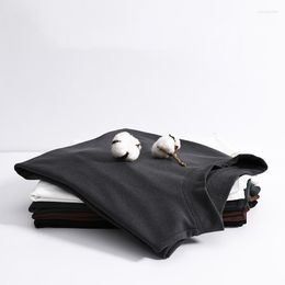 Heren T Shirts 2023 Winter Hoge Kwaliteit Bulk Custom Logo Casual Homewear Polyester Spandex Warme Effen Mannen Lange mouw
