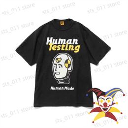 Heren T-shirts 2023SS Robot Printing Human Made T-Shirt Men Women Hoge kwaliteit T-shirt Human Made Top T-stukken T230419