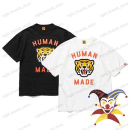 T-shirts pour hommes 2023ss Tiger Print HUMAN MADE T-shirt Hommes Femmes Meilleure qualité T-shirt Top Tees T230707