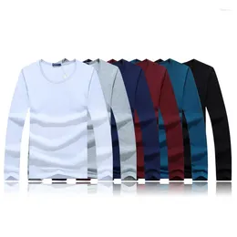 T-shirts pour hommes 2024 5pcs / lot vêtements chemise à manches longues mode automne et hiver m-5xl