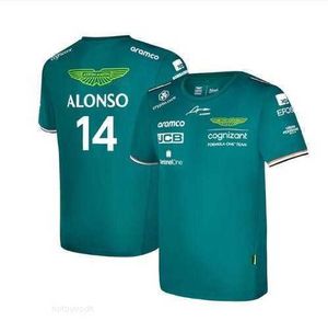 Camisetas para hombre 2024 Aston Martin F1 Camisetas con impresión 3D para hombre y mujer Moda deportiva Camisetas con cuello en O Camiseta para niños Tops Fórmula 1 Racing