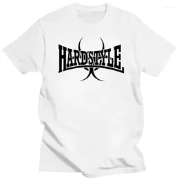 Camisetas para hombre, ropa de marca 2024, verano Hardstyle Clubbing Raving, Camiseta de algodón con estampado de Trance duro, diseño de camiseta