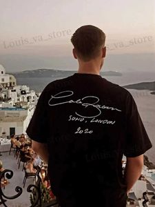 T-shirts masculins 2024 Cole Buxton Fashion Lettre imprimé T-shirt en vrac