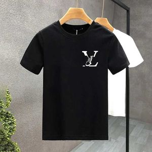 T-shirts masculins 2024 conception de luxe Brand 100% Coton High Quty Print Couple Ts Summer Harajuku pour hommes / femmes T-shirt Slve Short Asian Taille T240506