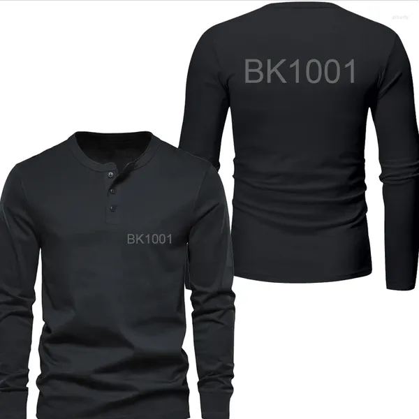 T-shirts pour hommes 2024 Euro Taille KLT Personnalisé Logo personnalisé Lâche Casual Couleur Solide Printemps et Automne Pull T-shirt à manches longues