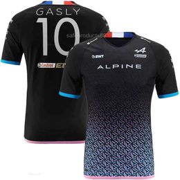 Heren T-shirts 2024 F1 nieuw t-shirt Pierre Gasly # 10 race t-shirt en Alpine Team Racing Driver Esteban Ocon # 31