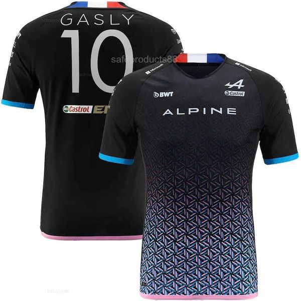 T-shirts hommes 2024 F1 nouveau t-shirt Pierre Gasly # 10 t-shirt de course et pilote Alpine Team Racing Esteban Ocon # 31