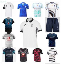 T-shirts voor heren 2024 Fiji Drua Airways Rugby Jerseys Nieuwe volwassen thuis weg Flying Fijians Rugby Jersey Kit Maillot Camiseta Maglia Tops S-5xl Vest