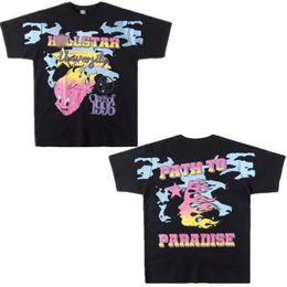 T-shirts Hommes 2024 Hellstar Chemise À Manches Courtes Tee Hommes Femmes Haute Qualité Streetwear Hip Hop Mode Hellstar T-shirt Hell Star Hellstar Court H8