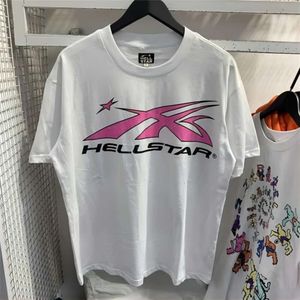 T-shirts Hommes 2024 Hellstar Chemise À Manches Courtes Tee Hommes Femmes Haute Qualité Streetwear Hip Hop Mode Hellstar T-shirt Hell Star Hellstar Court H1