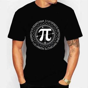 T-shirts voor heren 2024 Math Pi Symbool Zomerheren Korte mouwen T-shirt Cadeau Homme Dames T-stukken T-shirt T-shirtkleding Unisex Tops Chemise 2445