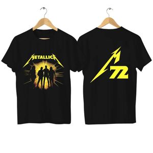 T-shirts masculins 2024 hommes Metallicat T-shirt stroboscopes décontractés (M72) T-shirt graphique surdimensionnable Houte confortable Strtwear Cool T T240508