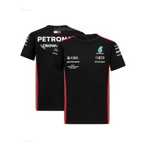 T-shirts hommes 2024 F1 Racing Petronas respirant T-shirt à séchage rapide Mode Casual Sports de plein air à manches courtes Formula One Racing