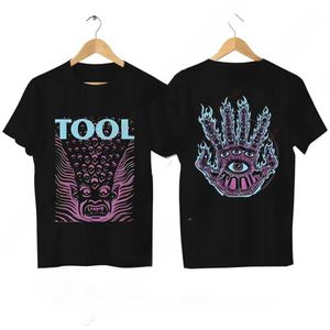 T-shirts masculins 2024 hommes T-shirt Casual Tool Band 2024 World Tour Concert Merch Tool Band T-shirt surdimensionné Strtwear S-3xl Cool T T240506