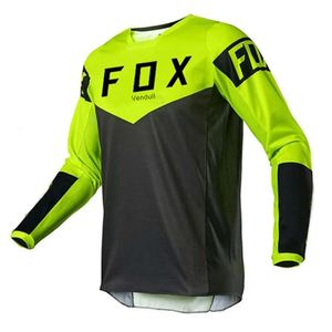 Heren T-shirts 2024 Heren Downhill Jersey Vendull Fox Mountain Bike MTB Shirts Offroad DH Motorfiets Motocross Sportwear Bicycle Racing Cycling P8US