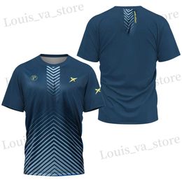 T-shirts masculins 2024 MENSE MODE FOLME BRAINable Tennis Tennis Mentes Sports Sweat Absorbant PADEL PADE PEUS MENS