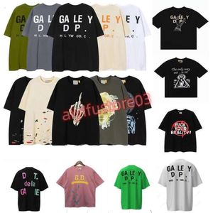 T-shirts pour hommes 2024 Chemises pour hommes Galeries pour femmes Tee Depts T-shirts Cotons de créateurs Chemise décontractée Polos Vêtements Vêtements de mode T-shirts graphiques Taille XS-XL luxe