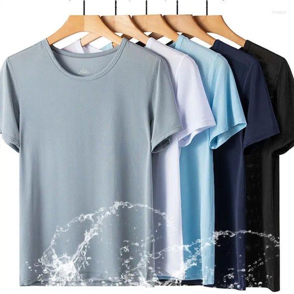 Camisetas masculinas 2024 hombres de manga corta para hombres