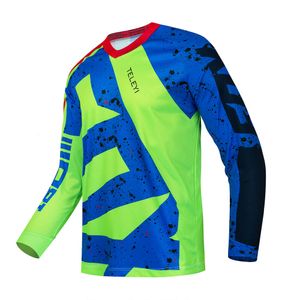 T-shirts masculins 2024 MX Mens Summer Summer à manches longues Downhill MTB VTT VTT CYCLAGE DES COMPRESSIONS BESORT