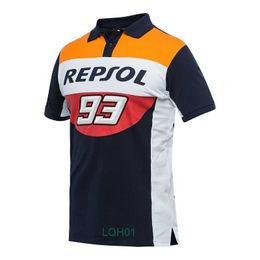 T-shirts pour hommes 2024 Nouvelle équipe Alpha Romeo Uniforme F1 Costume de course T-shirt Hommes Polo à manches courtes Costume de voiture LV72