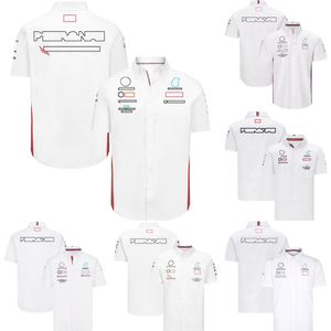 T-shirts pour hommes 2024 Nouvelles chemises F1 Formula 1 Racing Polo Shirt Summer Mens Sport Jersey respirant Custom Team Uniform Workwear Casual T-shirt 2HKZ