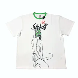 Camisetas para hombre 2024 Sicko Mask From Pain IAN CONNOR camiseta Hip Hop Skateboard Street camisetas de algodón camiseta Top Kenye #28