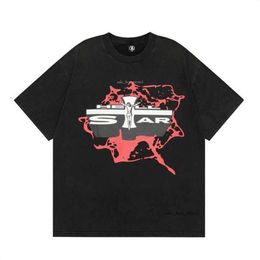 T-shirts Hommes 2024 Manches Tee Hommes Femmes Haute Qualité Streetwear Hip Hop Mode T-shirt Hell Star Hellstar Court 113