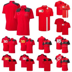 Heren T-shirts 2024 Zomer Hot F1 Team Shirts Rode Racing Shirts voor mannen en vrouwen F1 officieel T-shirt Plus Size Maatwerk 55MS
